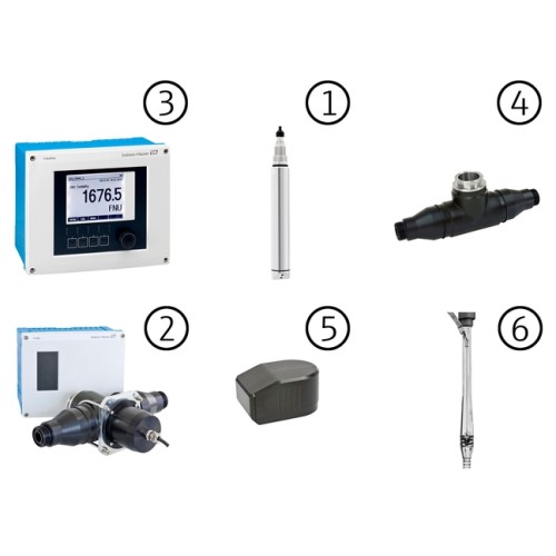 Low-turbidity measuring point for drinking and process water