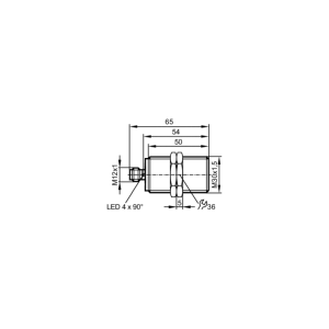 Индуктивный датчик в цельнометаллическом корпусе IIC226