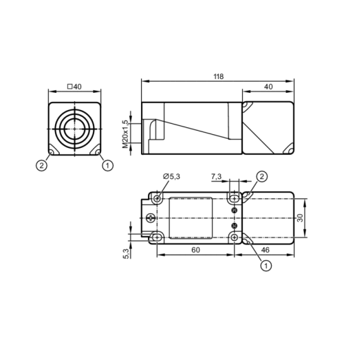 Индуктивный датчик IV5058