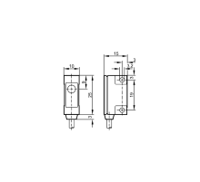 Однолучевой световой барьер - приёмник OR0005