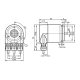 Абсолютный многооборотный энкодер со сплошным валом RM7011 RM7011