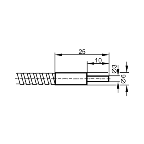 Оптоволоконный однолучевой световой барьер E20130