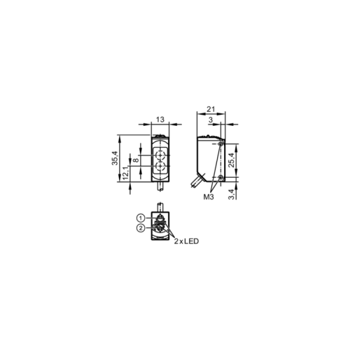 Рефлекторный датчик O6P204