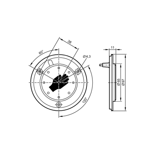 Емкостные датчики прикосновения KT5050 KT5050