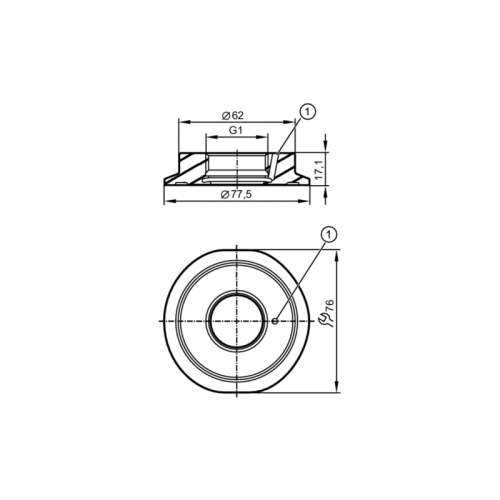 адаптер Clamp DIN 11864 E33309