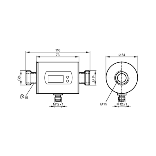 Магнитно-индуктивный датчик потока SM7001