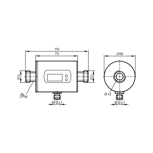 Магнитно-индуктивный датчик потока SM6001