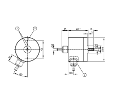 Инкрементальный энкодер со сплошным валом RC6007 RC6007