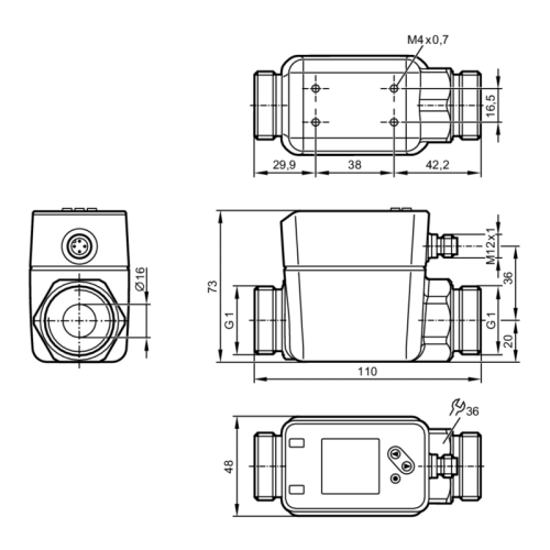 Магнитно-индуктивный датчик потока SM8120