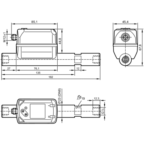 Датчик учета расхода сжатого воздуха SD5500