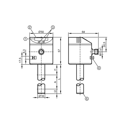 Электронный датчик уровня и температуры LT8024