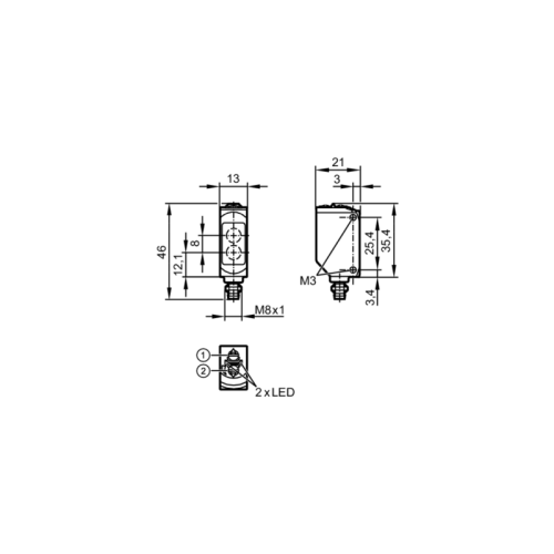 Рефлекторный датчик O6P207