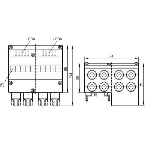 Универсальный модуль AS-интерфейс AC2620 AC2620