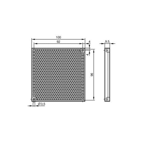 Рефлектор для рефлекторных датчиков E20454