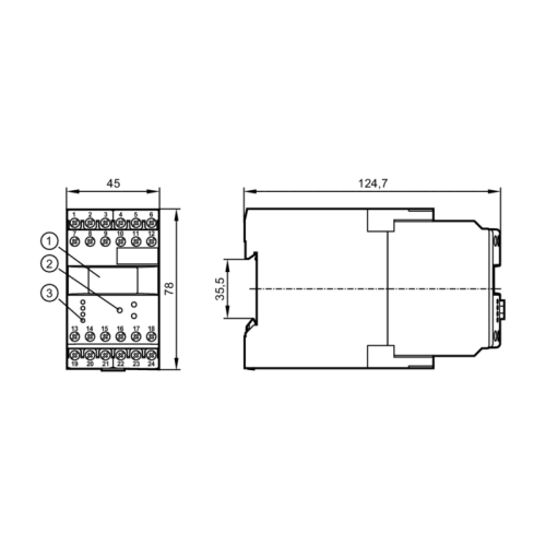 Оценочная электроника для контроля скорости и направления DR2503 DR2503