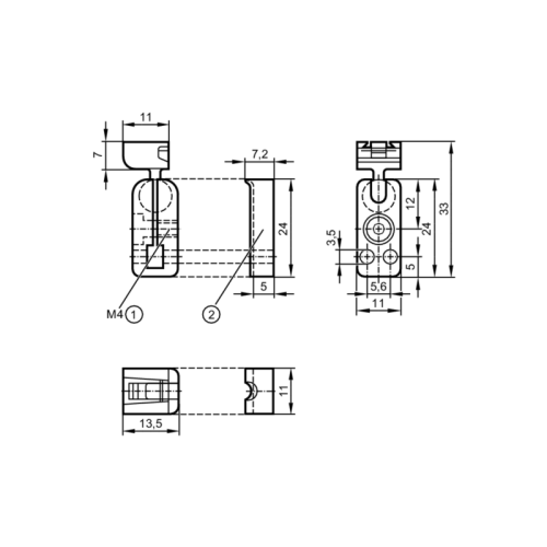 Кронштейн с шаровым шарниром E20974