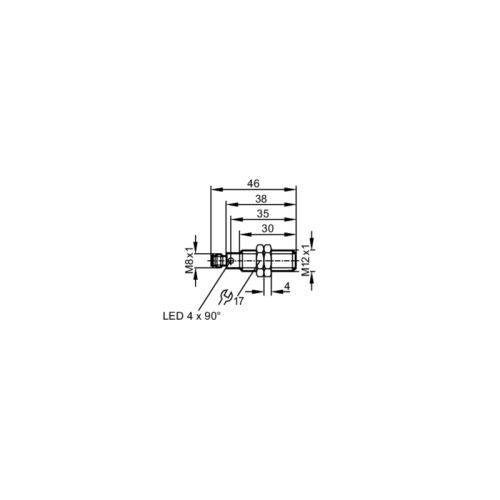 Индуктивный датчик IFS210 IFS210