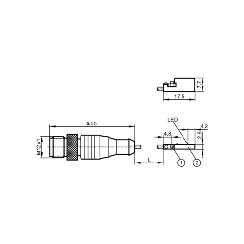 Датчик для цилиндров с С-образным пазом MK5372 MK5372