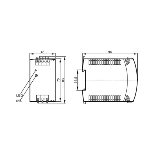 Блок питания 24 V DC, импульсный DN1020