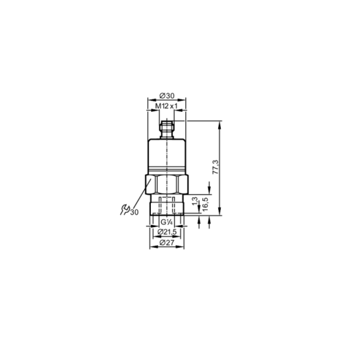 Датчик давления с керамической измерительной ячейкой PA3060