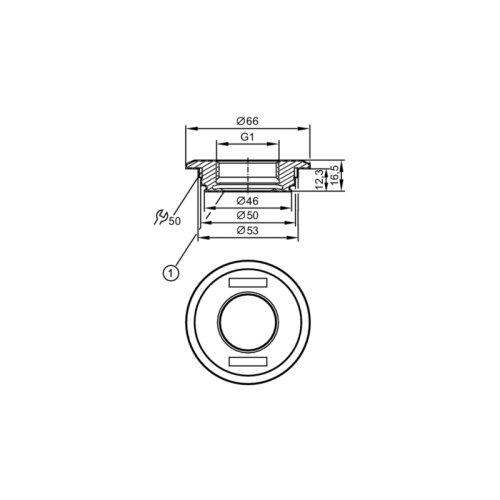 Присоединительный фитинг Varivent E33721