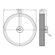 Измерительное колесо E60098