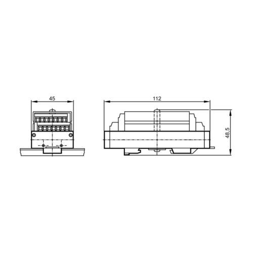 Модуль безопасности AS-интерфейс для установки в шкаф управления AC2703 AC2703