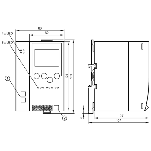 AS-i EtherCAT шлюз с ПЛК AC1392 AC1392