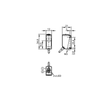 Однолучевой световой барьер - приёмник O6E305
