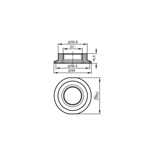 Присоединительный адаптер Tri-Clamp E33202