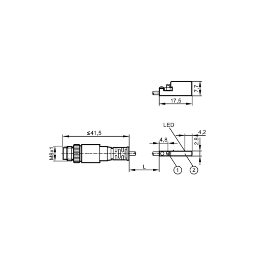 Датчик для цилиндров с С-образным пазом MK5305 MK5305