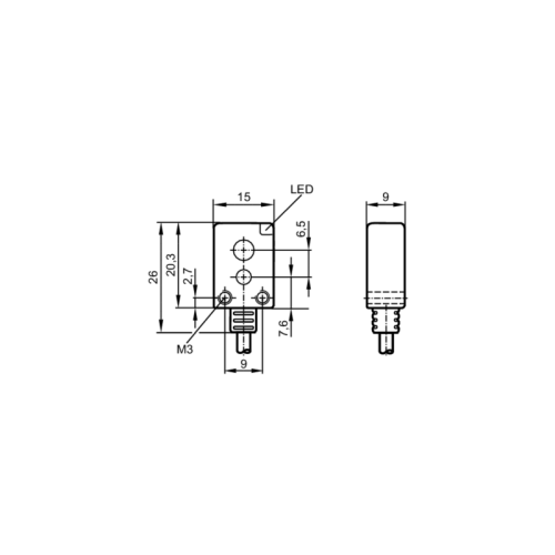 Рефлекторный датчик O7P203