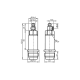 Электронный датчик давления PM1615