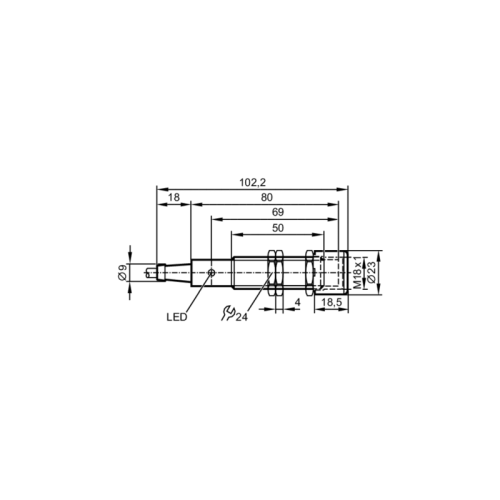 Индуктивный датчик IG513A IG513A