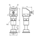 Датчик давления с дисплеем и установкой заподлицо PI2209