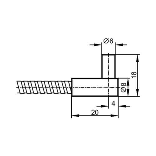 Оптоволоконный однолучевой световой барьер E20339