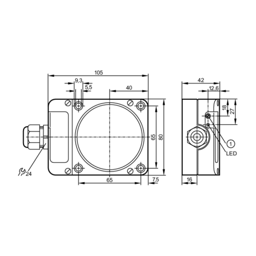 Емкостной датчик KD001A KD001A