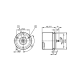 Инкрементальный энкодер со сплошным валом RU1052 RU1052