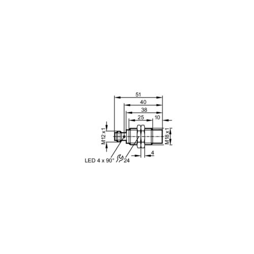 Индуктивный датчик IGC208 IGC208