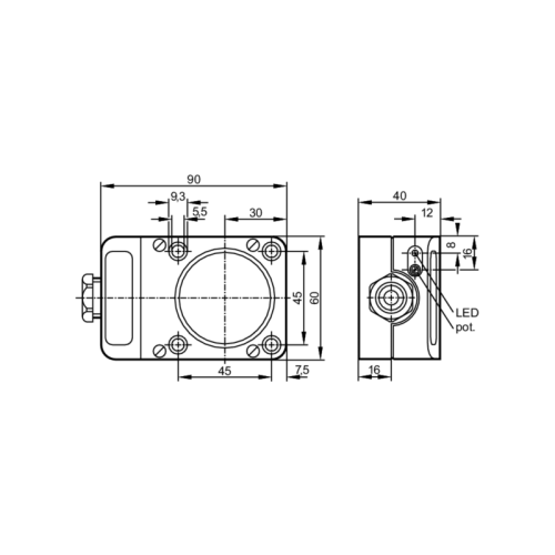 Индуктивный датчик IC5006 IC5006