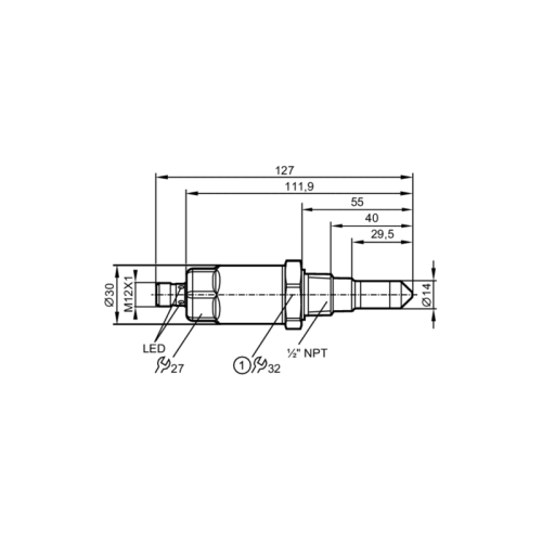 Датчик для обнаружения предельного уровня LMC502