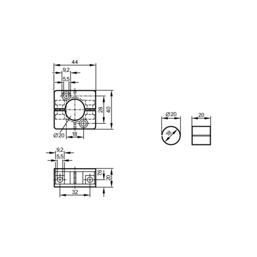 Монтажный адаптер E10076