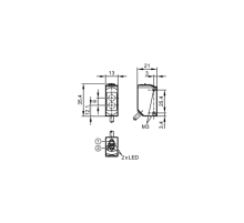 Датчик диффузного отражения O6T218