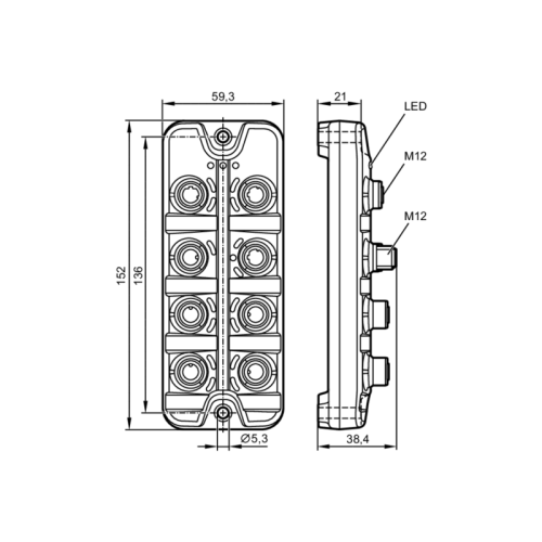 Мастер IO-Link с интерфейсом Profinet AL1301 AL1301