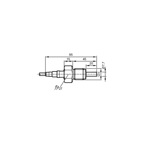 Датчик потока для подключения к оценочной электронике SP321A