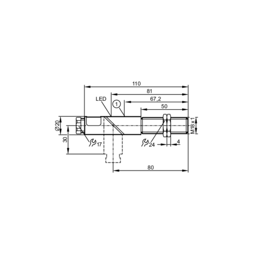 Емкостной датчик KG0008 KG0008