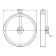 Измерительное колесо E60110