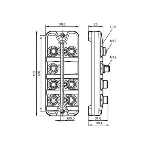 Мастер IO-Link с интерфейсом Profinet AL1101 AL1101