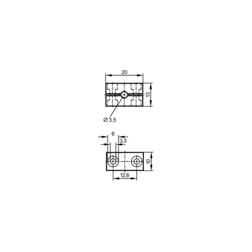 Крепежные скобы для оптоволоконных устройств E20106