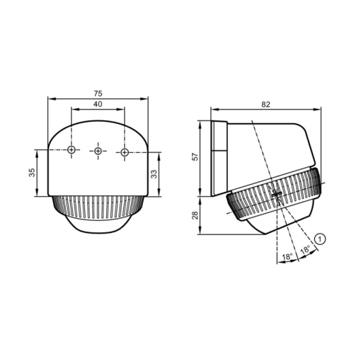 Монтажный кронштейн для аналоговых камер E2M211